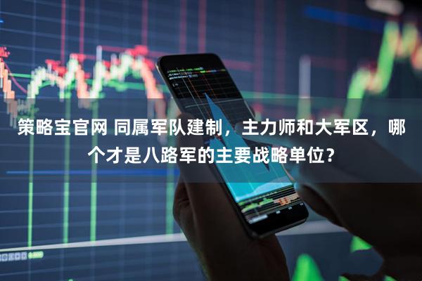 策略宝官网 同属军队建制，主力师和大军区，哪个才是八路军的主要战略单位？